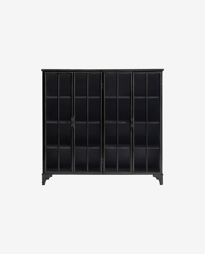 Nordal A/S DOWNTOWN cabinet, 4 doors - black