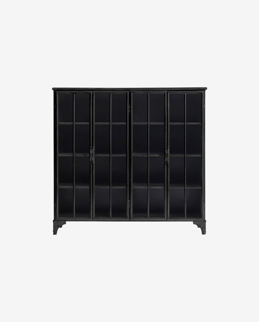 Nordal A/S DOWNTOWN cabinet, 4 doors - black