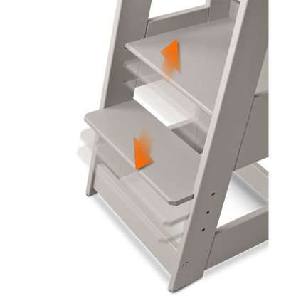 tiSsi® Lernturm FELIX  Buche STORMY GREY