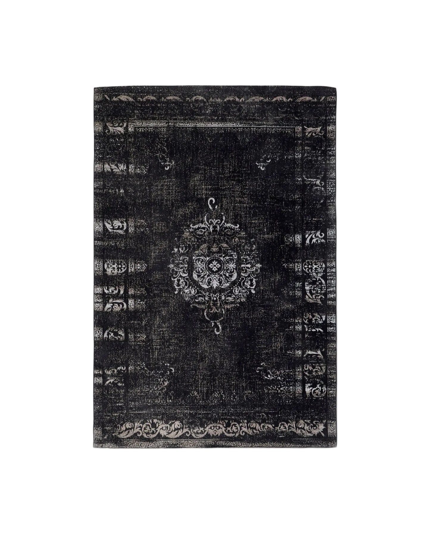 Nordal GRAND gewebter Teppich, 160x240cm, dark grey/black