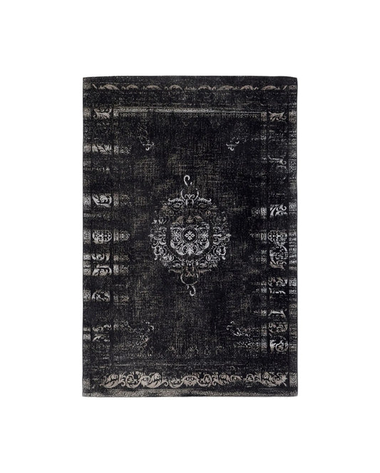 Nordal GRAND gewebter Teppich, 160x240cm, dark grey/black
