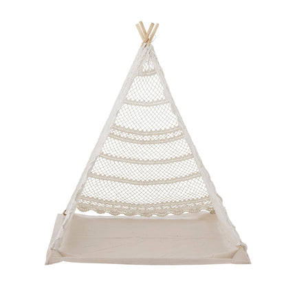 Bloomingville MINI Herle Kinder-Tipi, Natur, Baumwolle