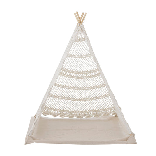 Bloomingville MINI Herle Kinder-Tipi, Natur, Baumwolle