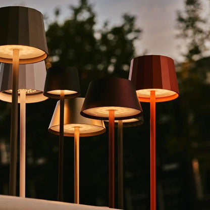 Vondel Mini Shadow Grey Akku-Lampe | Dimmbar und perfekt für das Gastgewerbe