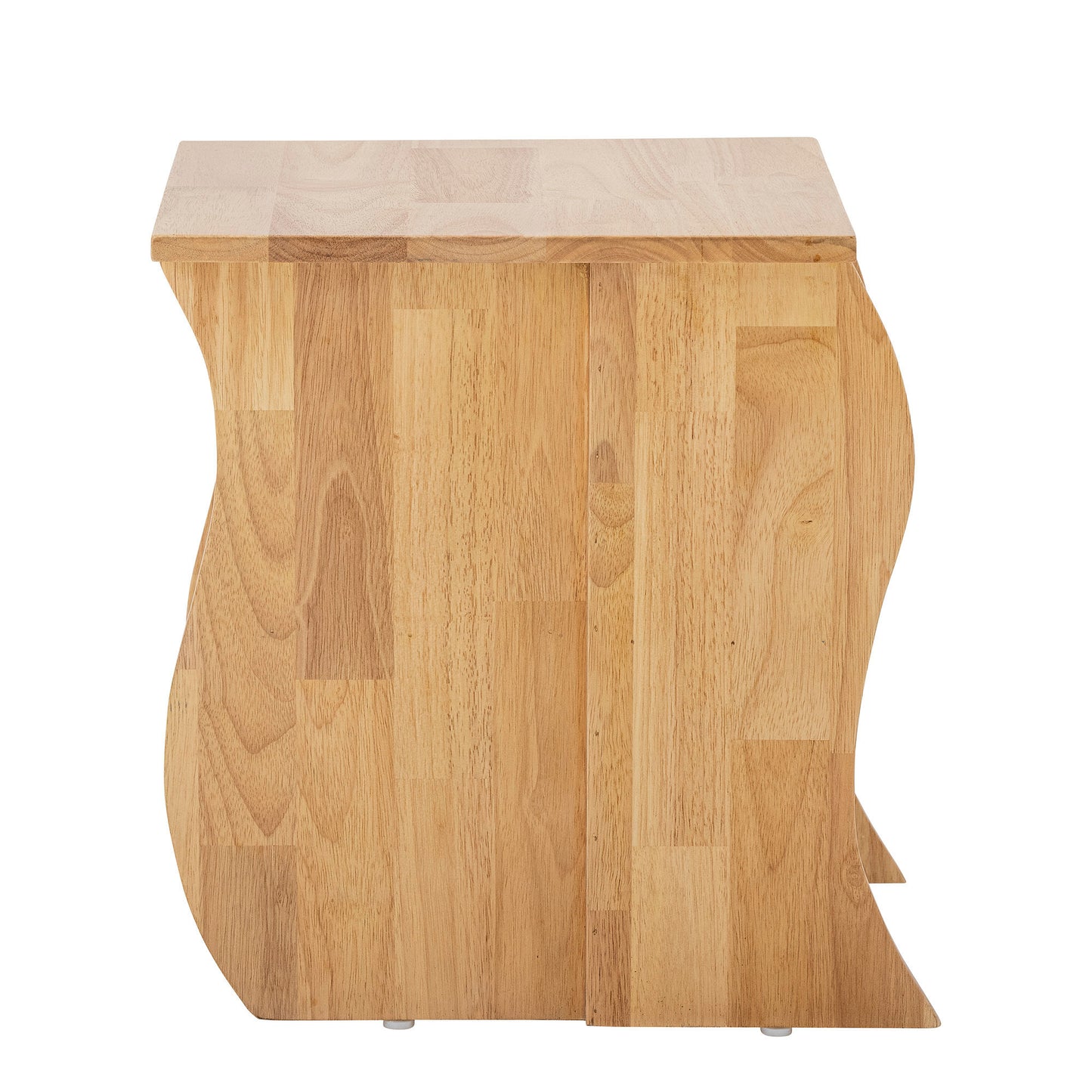 Bloomingville Bark Hocker, Natur, Gummibaumholz