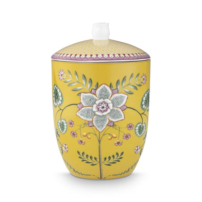 Storage Jar Lily&Lotus Yellow 1.5ltr