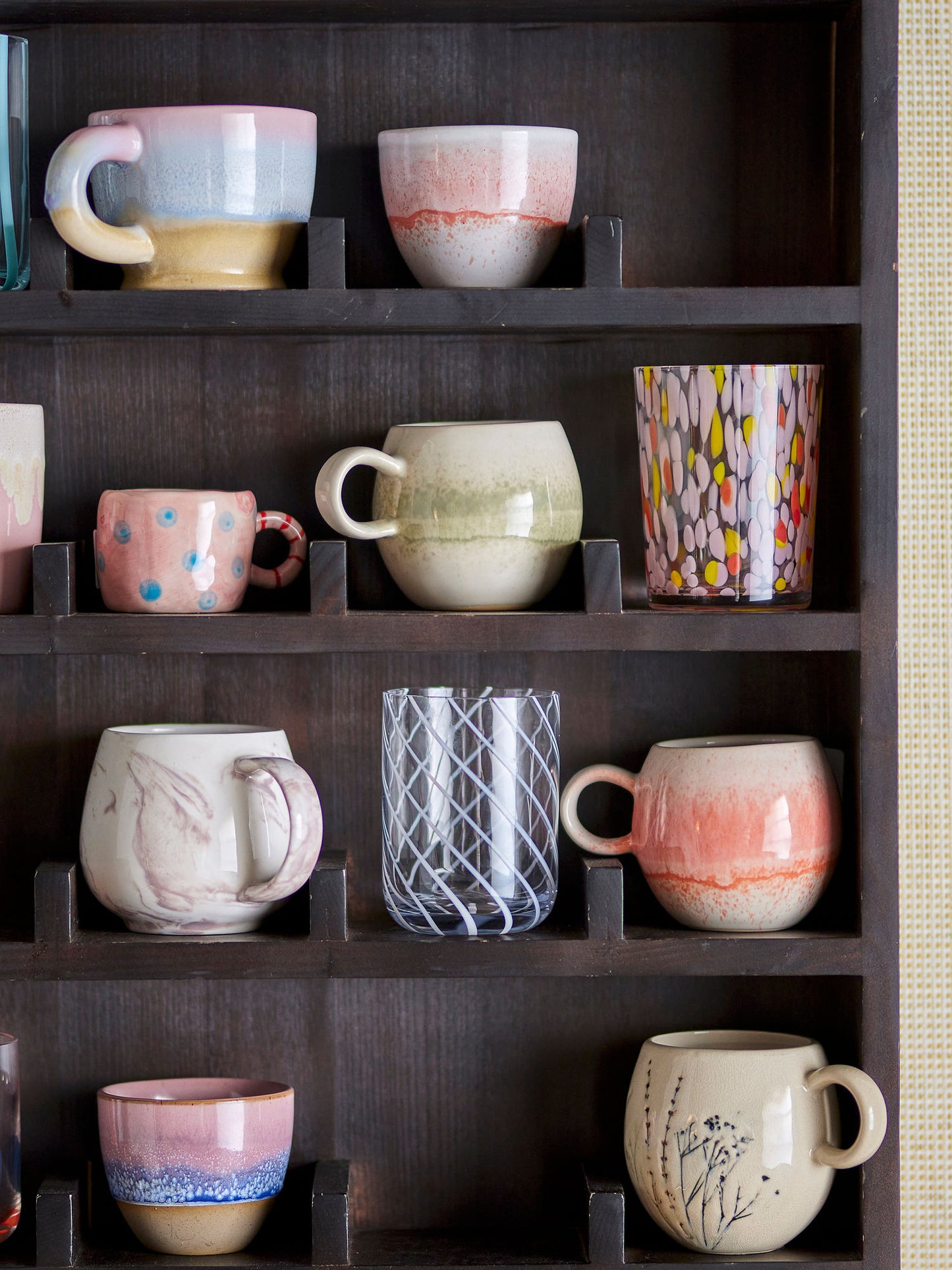 Bloomingville Paula Tasse, Rose, Steingut
