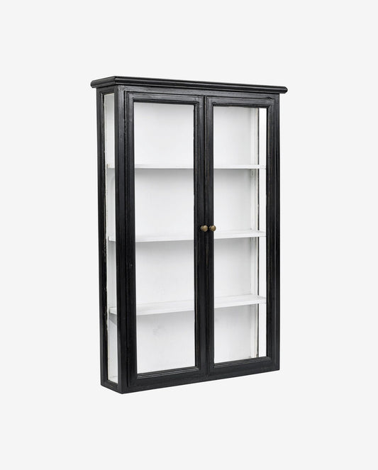 Nordal A/S CLASSIC wall cabinet, double - black