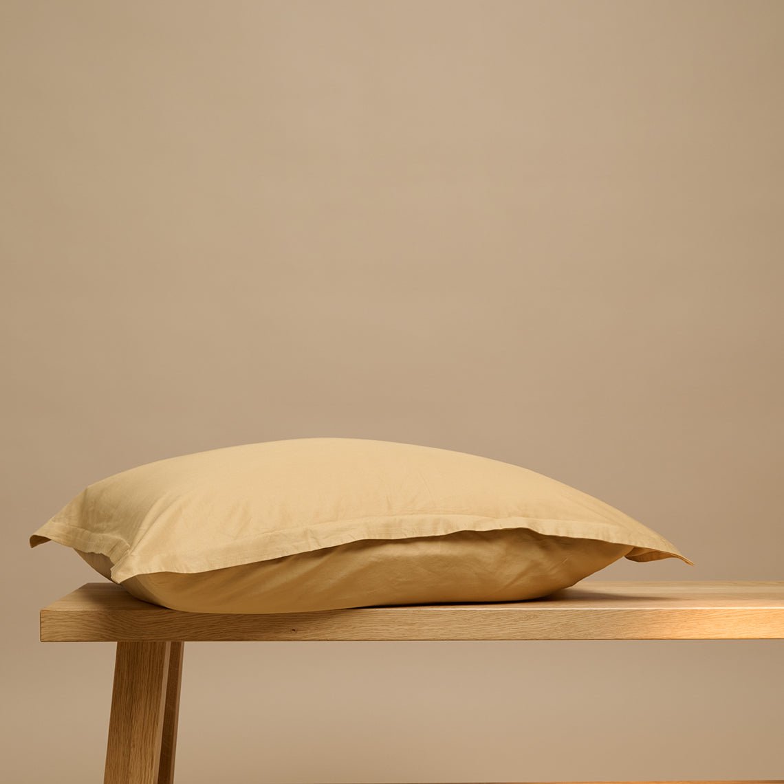TENCEL™ Twill Kussensloop Okergeel