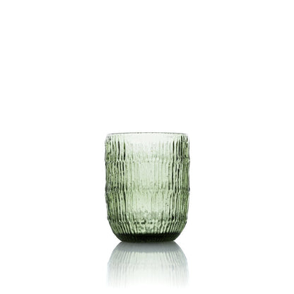 Moss Ripple Wasserglas – Grün