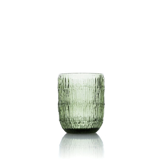 Moss Ripple Wasserglas – Grün
