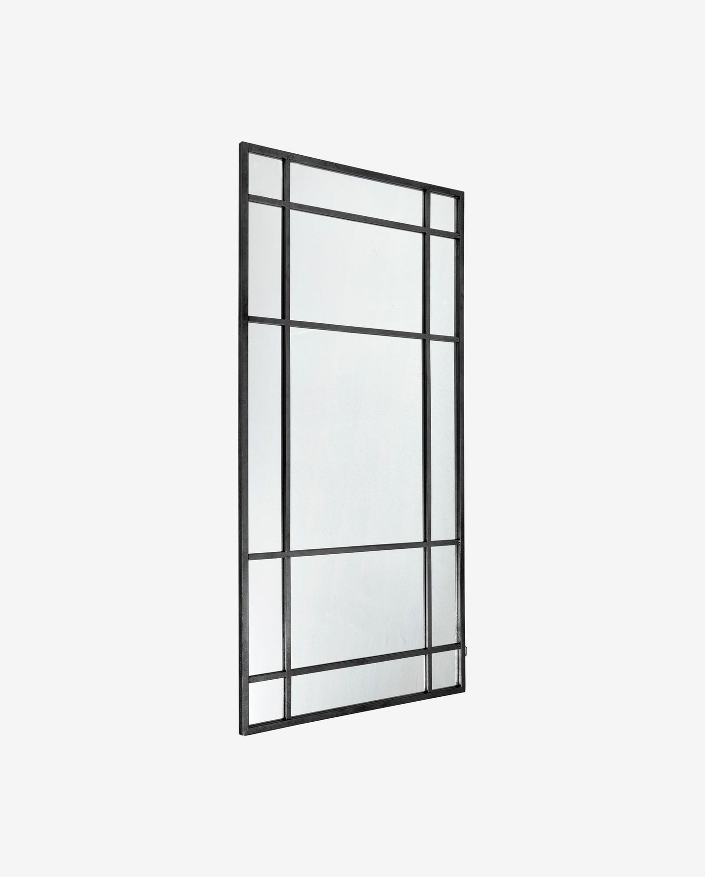 Nordal A/S SPIRIT iron wall mirror - black