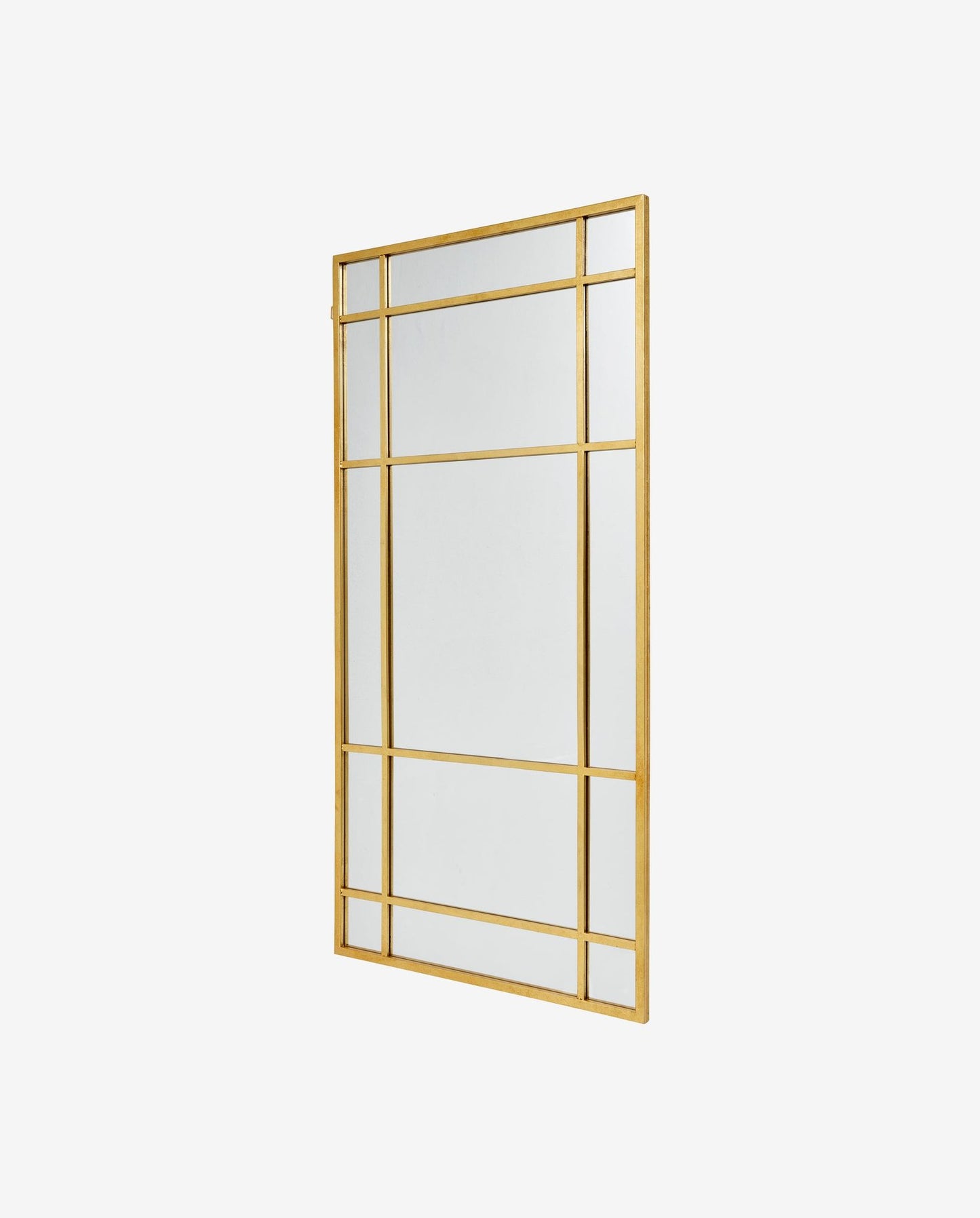 Nordal A/S SPIRIT iron wall mirror - golden finish