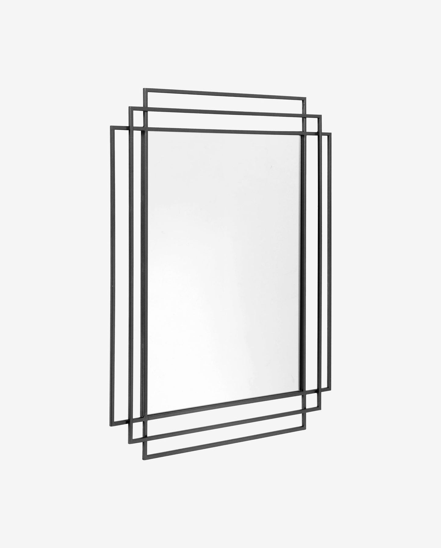 Nordal A/S SQUARE mirror - black
