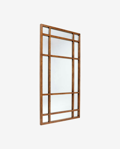 Nordal A/S SPIRIT wall mirror - stained birch wood