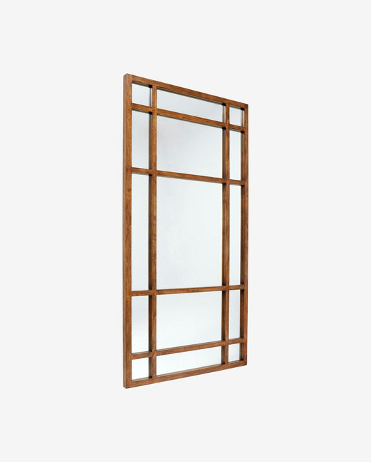 Nordal A/S SPIRIT wall mirror - stained birch wood