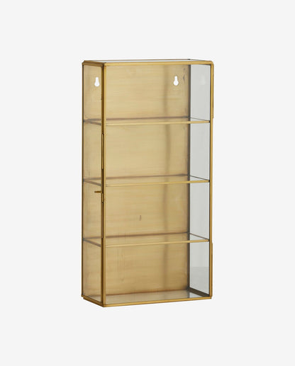 Nordal A/S ADA wall cabinet, S, 3 shelves - golden finish