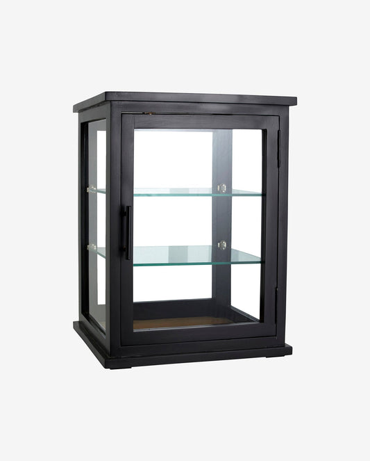 Nordal A/S ARNO display cabinet, black wood