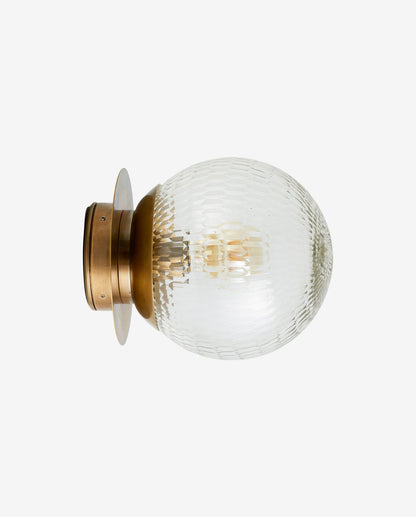 Nordal A/S ZEUS outdoor wall lamp - golden finish