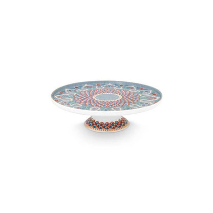 Mini Kuchenservierplatte Scallop Deco Light Blue 21cm
