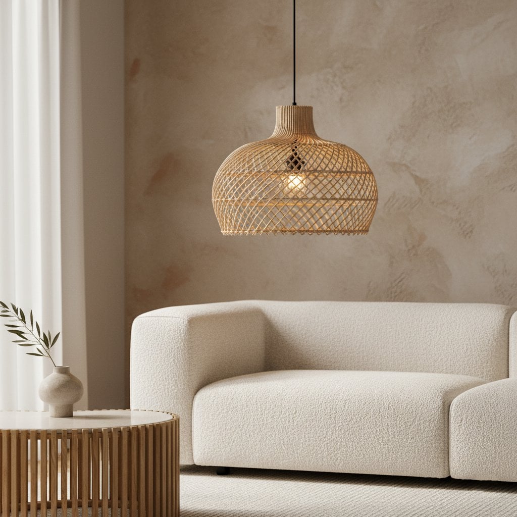 Labyrinth Hanging Lampe Naturel klein