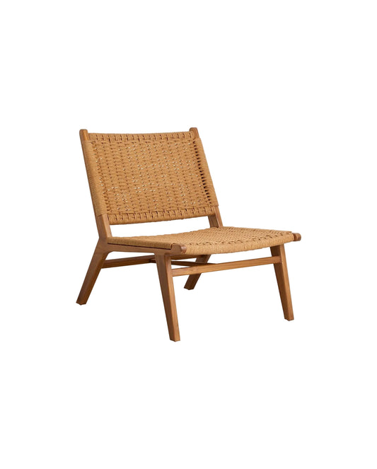 Nordal CLUB Loungesessel, teak/weaving