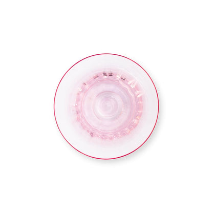 Water Glass Tulip Pink