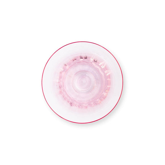 Water Glass Tulip Pink