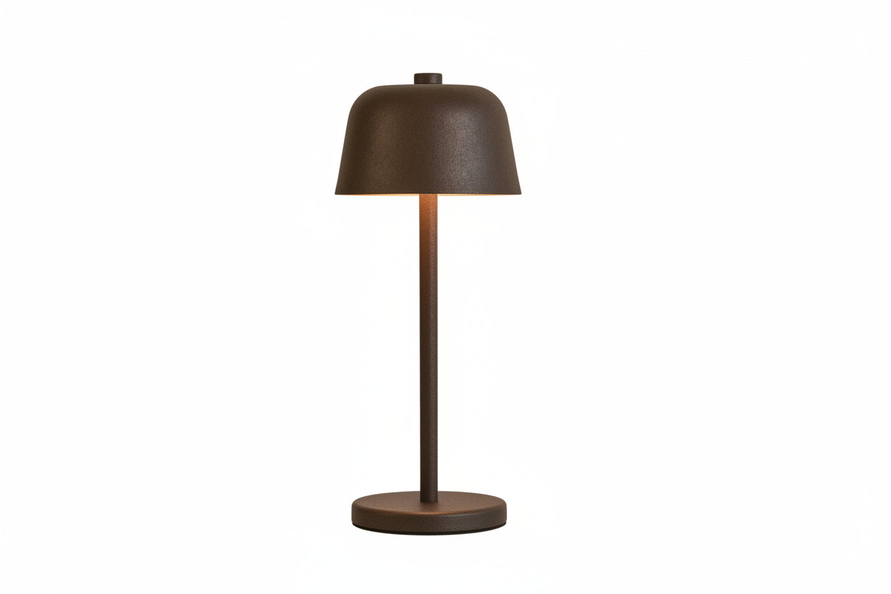 Anton Mokkabraune wiederaufladbare Tischlampe