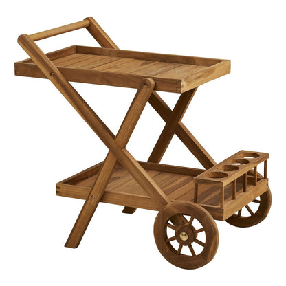 Pasaku Barwagen, Teakholz natur