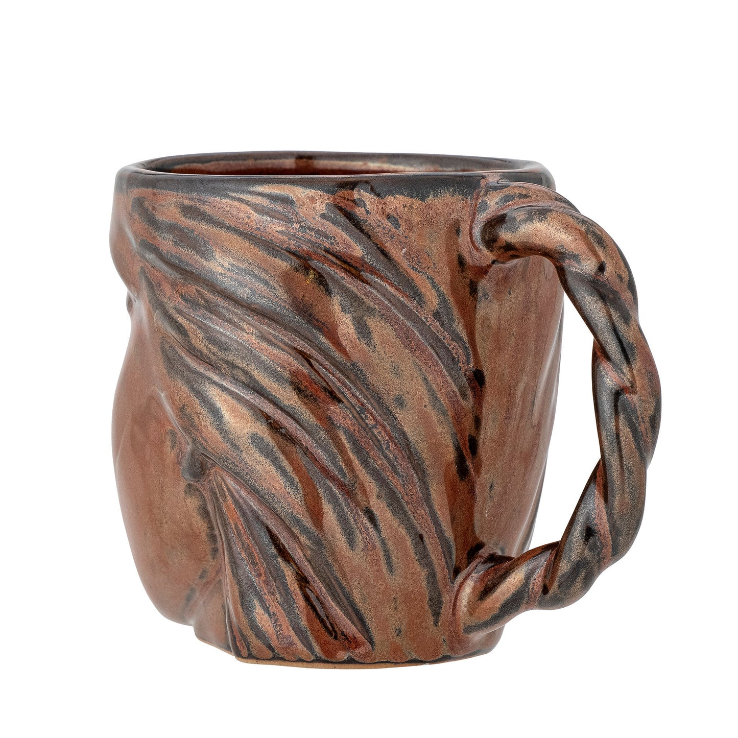 Bloomingville Reeha Becher, Braun, Steingut