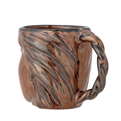 Bloomingville Reeha Becher, Braun, Steingut