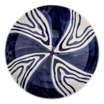 Bloomingville Shama Schale, Blue, Steingut
