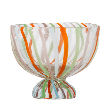 Bloomingville Savya Schale, Bunt, Glas