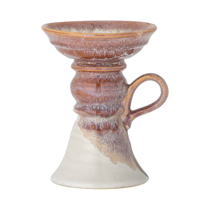 Bloomingville Soreyah Kerzenhalter, Rose, Steingut