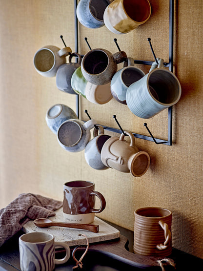 Bloomingville Sameen Becher, Braun, Steingut