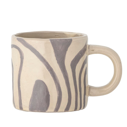 Bloomingville Ninka Tasse, Grau, Steingut