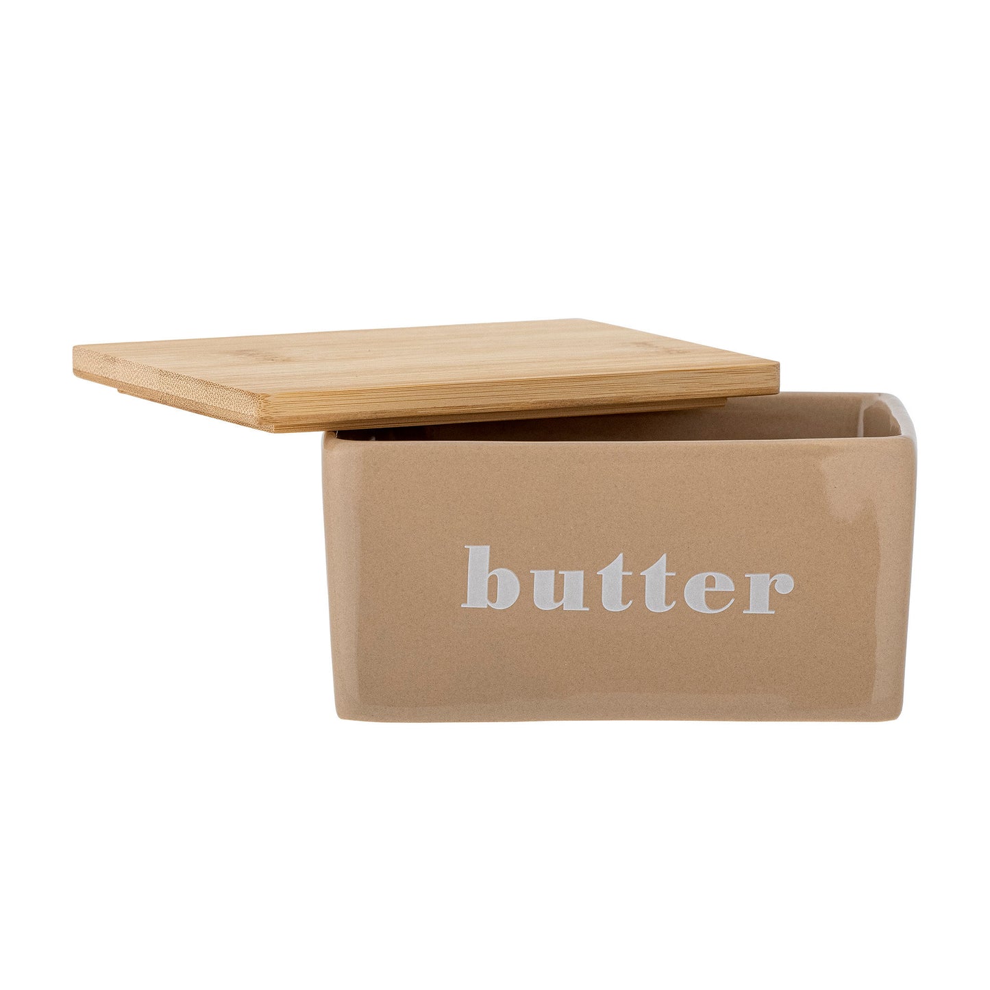 Bloomingville Hanyu Butterdose, Braun, Steingut