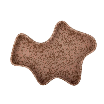 Bloomingville Lakey Tablett, Braun, Steingut