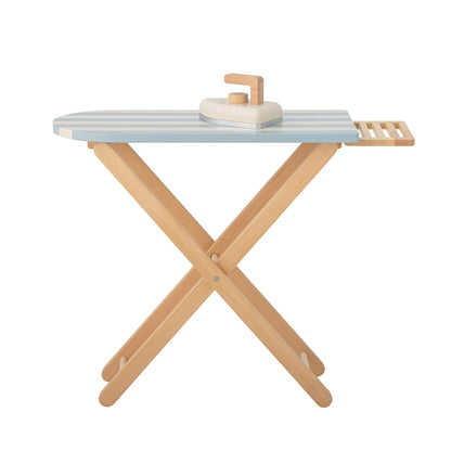 Bloomingville MINI Sande Spielzeug Bügelbrett & Bügeleisen, Blau, FSC®100%, MDF