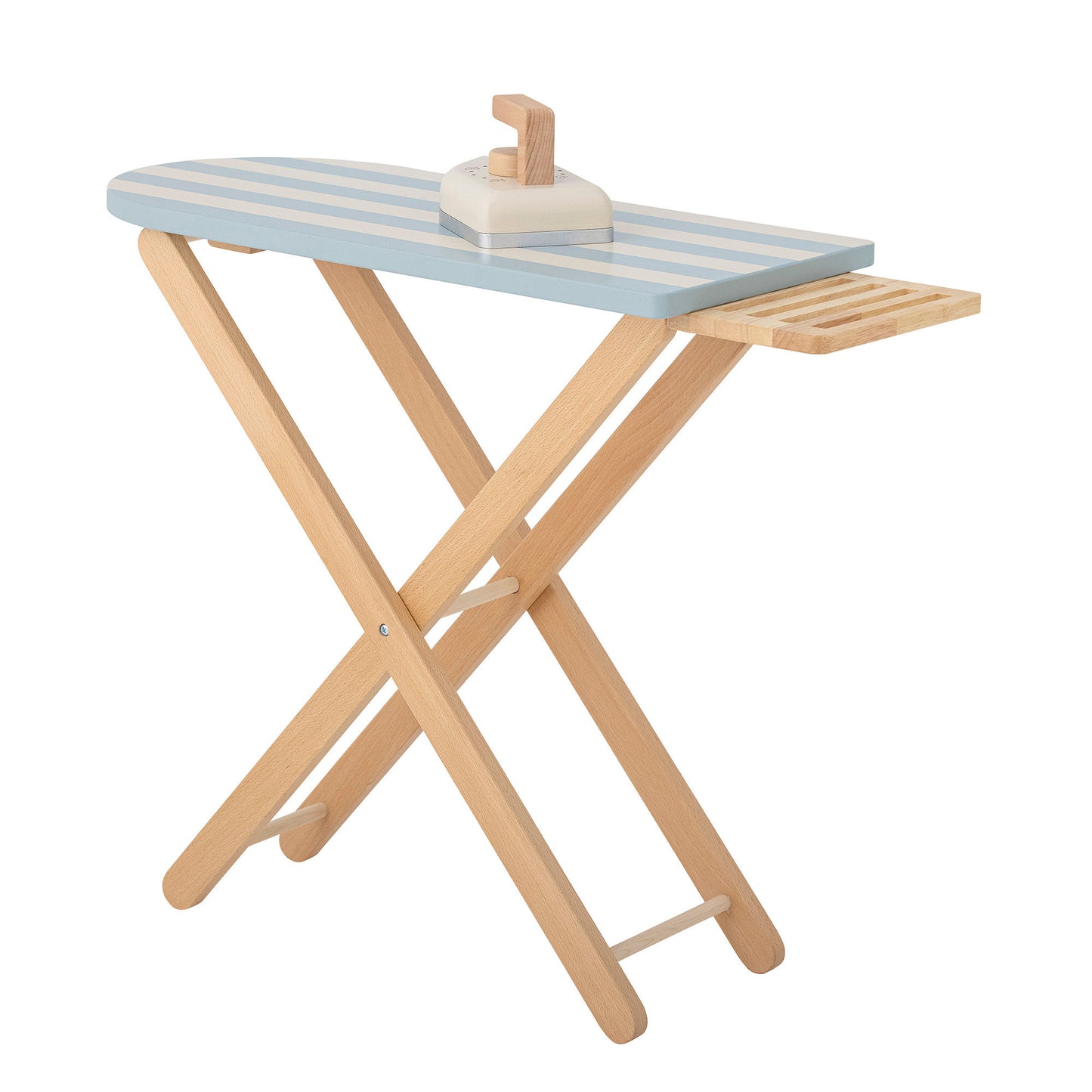 Bloomingville MINI Sande Spielzeug Bügelbrett & Bügeleisen, Blau, FSC®100%, MDF