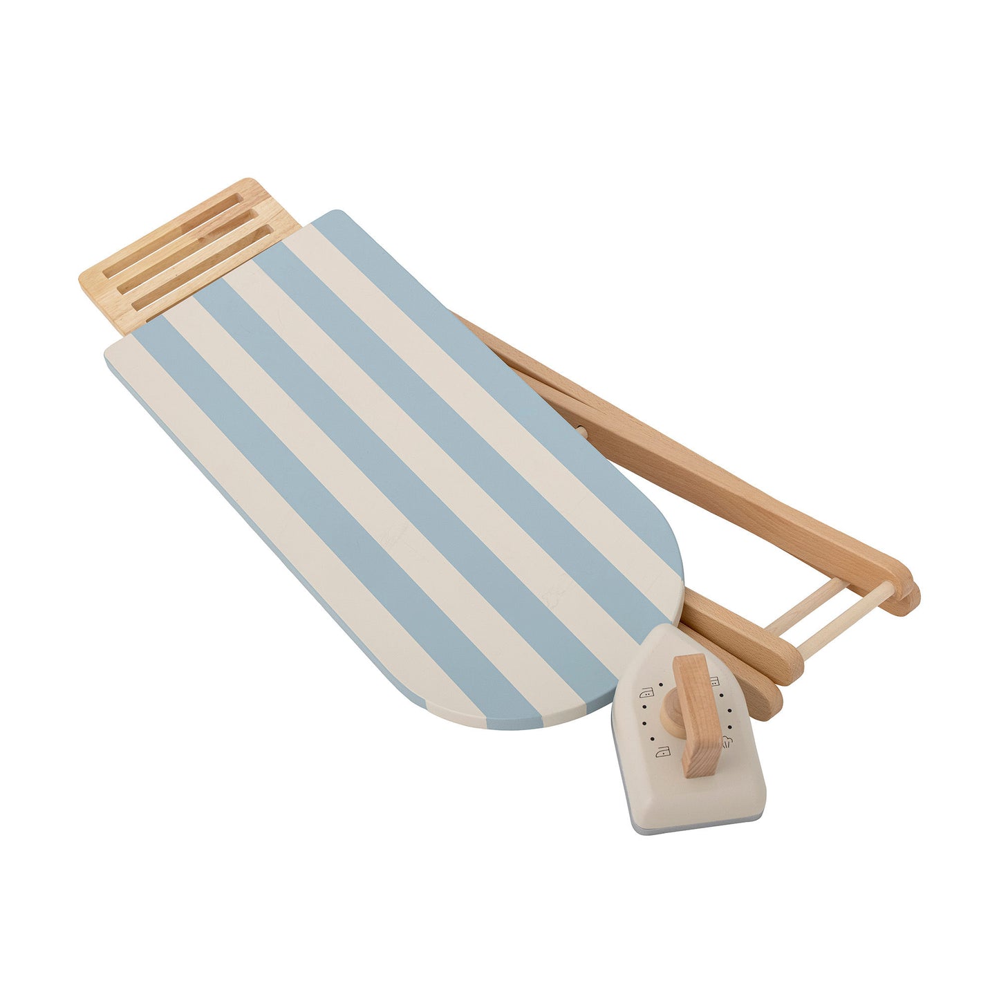 Bloomingville MINI Sande Spielzeug Bügelbrett & Bügeleisen, Blau, FSC®100%, MDF