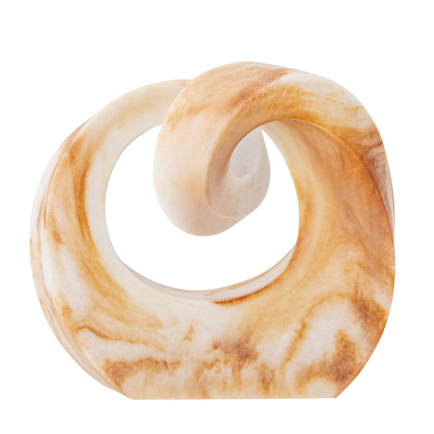 Bloomingville Swirl Deko, Braun, Polyresin