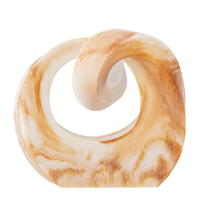 Bloomingville Swirl Deko, Braun, Polyresin