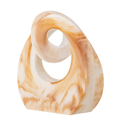 Bloomingville Swirl Deko, Braun, Polyresin