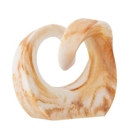 Bloomingville Swirl Deko, Braun, Polyresin