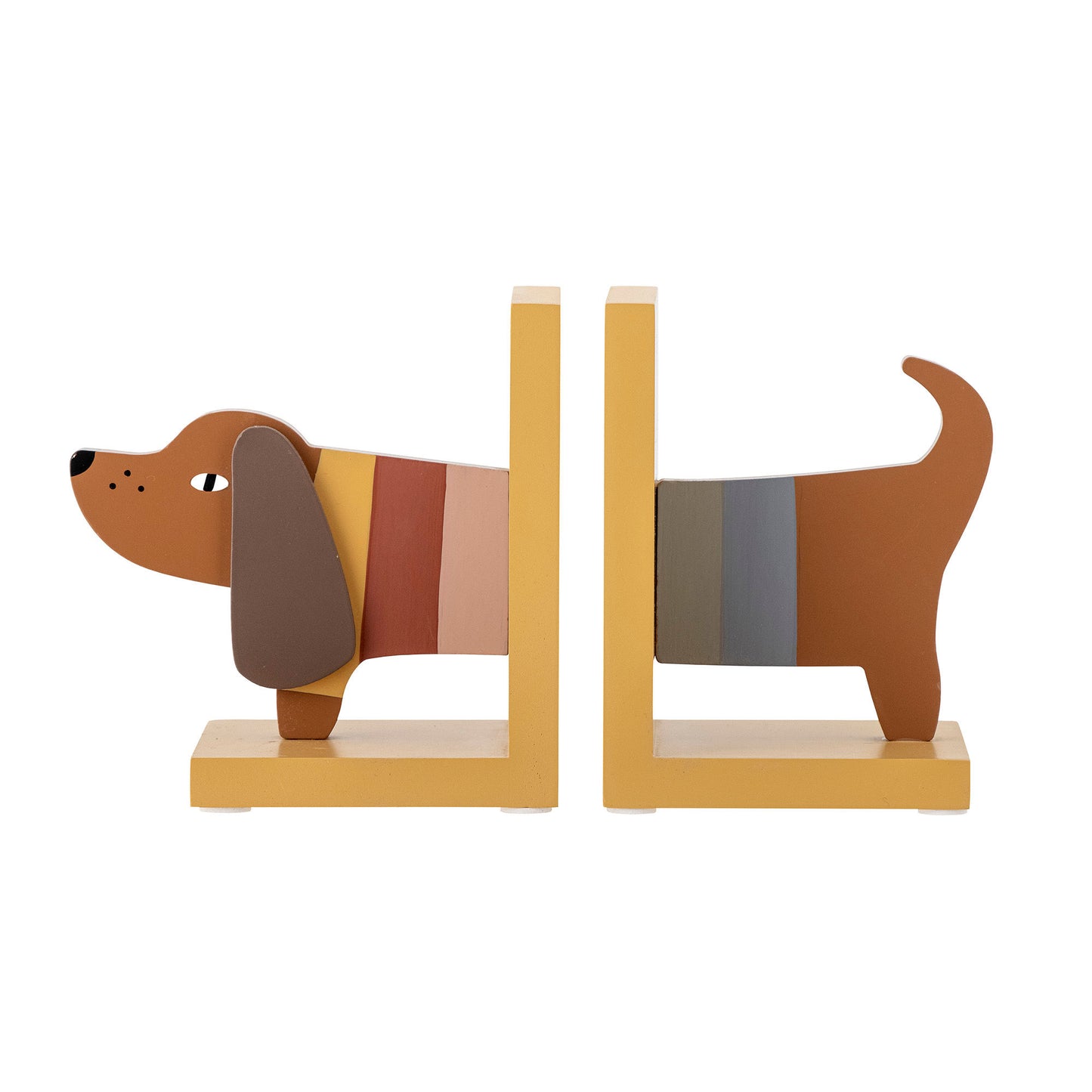 Bloomingville MINI Charlie Buchstütze, Bunt, FSC®100%, MDF