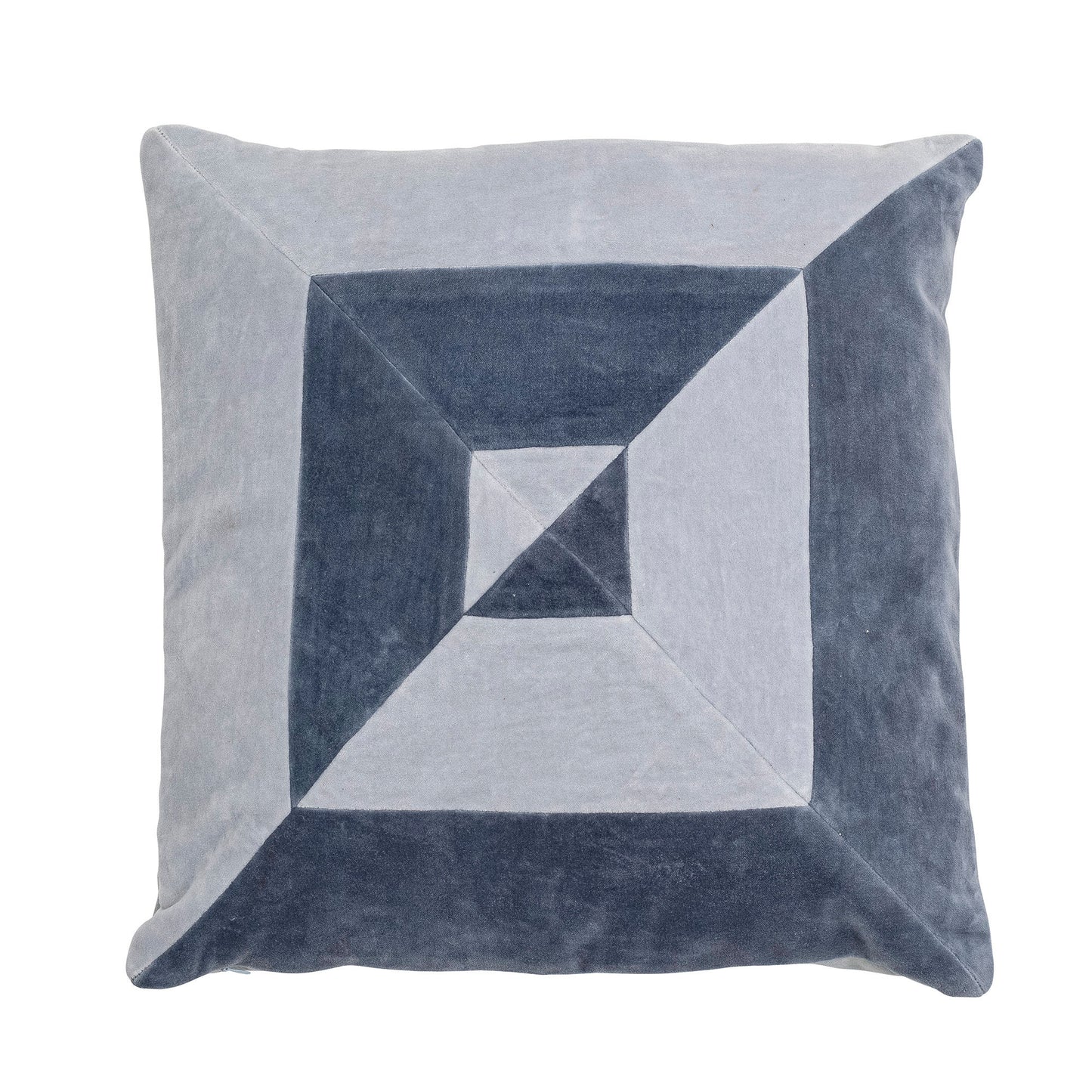 Bloomingville Aban Kissen, Blue, Baumwolle
