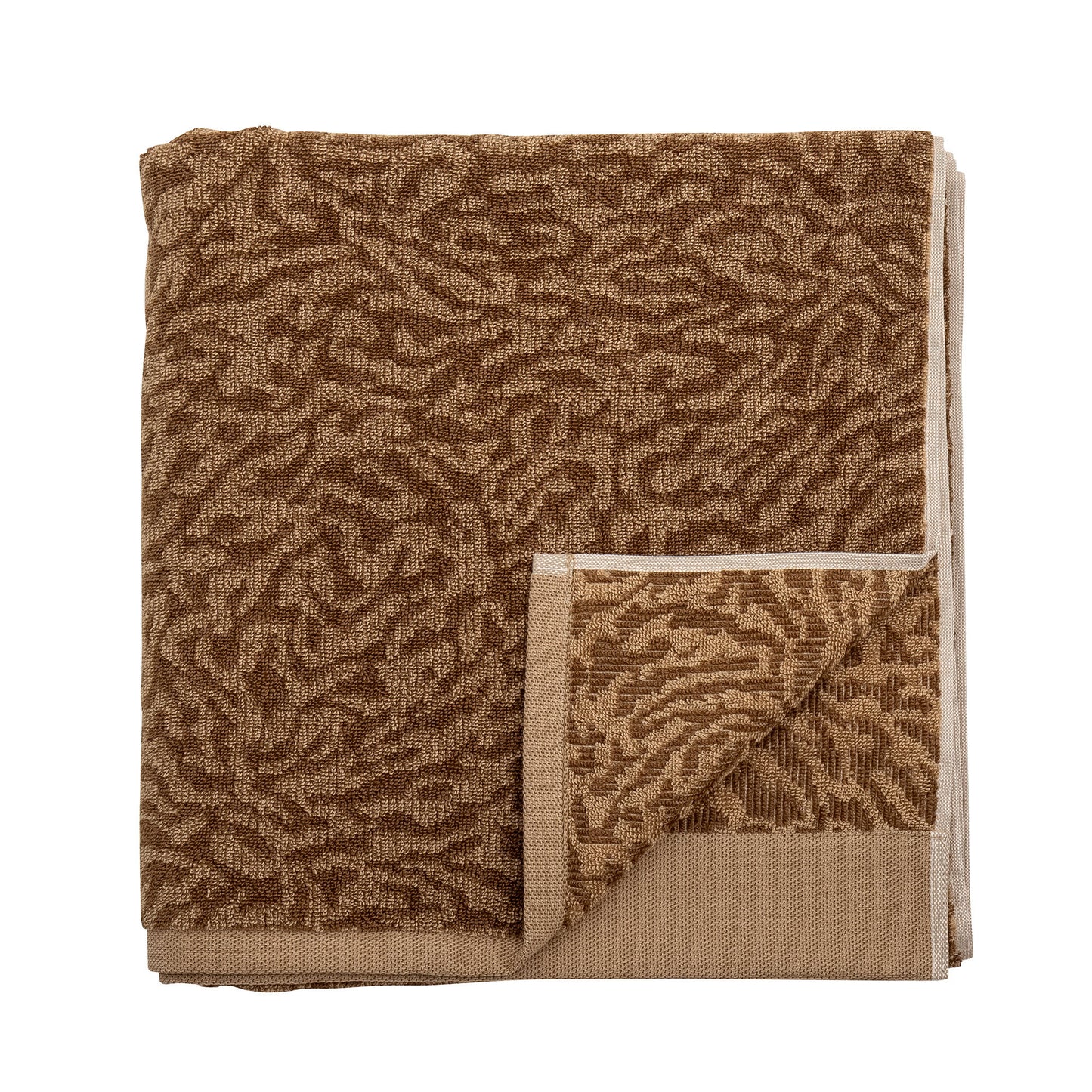 Bloomingville Kaysa Handtuch, Braun, Baumwolle