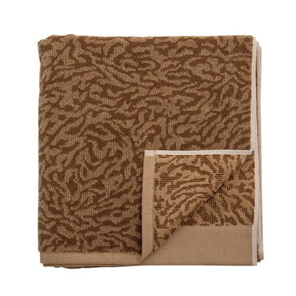 Bloomingville Kaysa Handtuch, Braun, Baumwolle